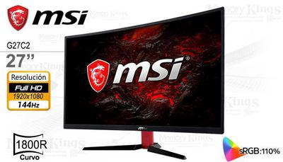 MONITOR 27 MSI OPTIX G27C2 FHD 144Hz 1ms Curvo